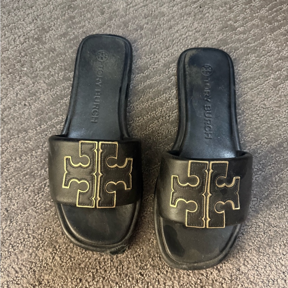 Tory Burch Double T Sport Slide
